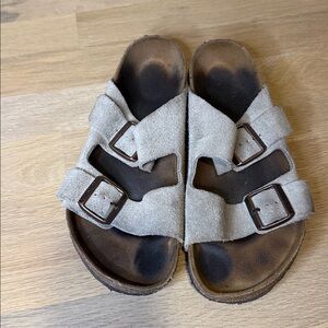 Birkenstock Tan Suede Sandals